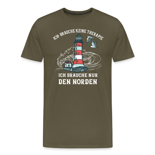 Herren Premium T-Shirt THERAPIE NORDEN - Khaki