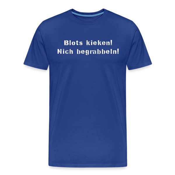 Herren  Premium T-Shirt BLOTS KIEKEN - Königsblau