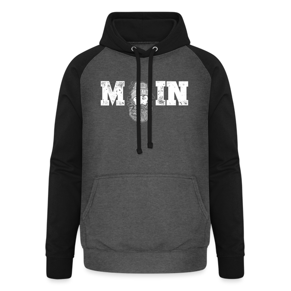 Baseball Hoodie MOIN SEEMANN - Graphit/Schwarz