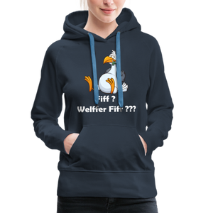 Damen Premium Hoodie FIFF? WELFFER FIFF??? - Navy