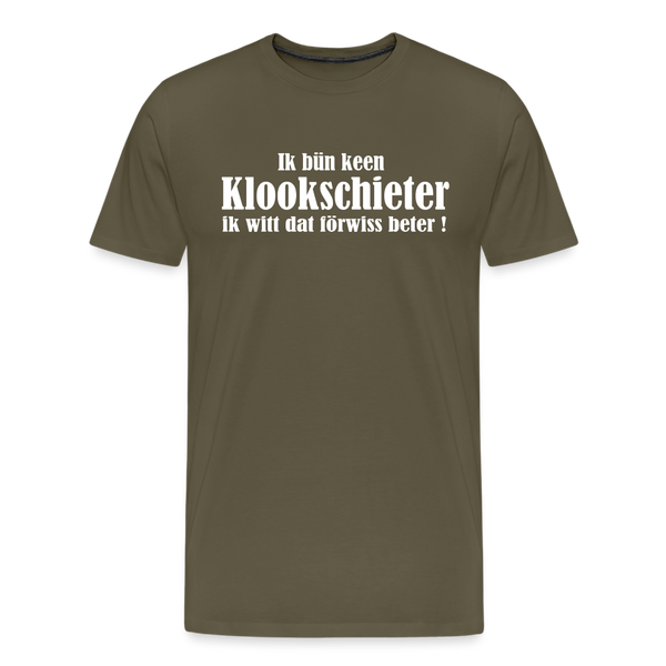 Herren Premium T-Shirt KLOOKSCHIETER - Khaki