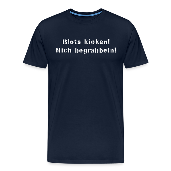 Herren  Premium T-Shirt BLOTS KIEKEN - Navy