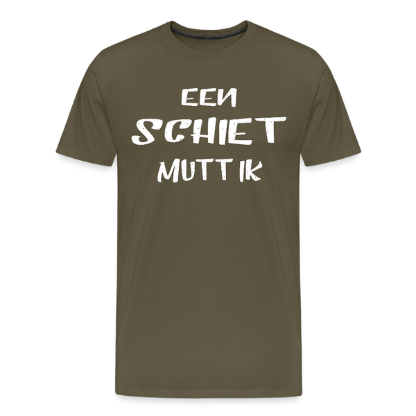 Herren  Premium T-Shirt  EEN SCHIET MUTT IK - Khaki