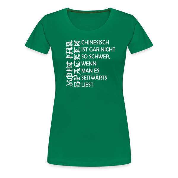 Damen Premium T-Shirt SPACKEN CHINESISCH - Kelly Green