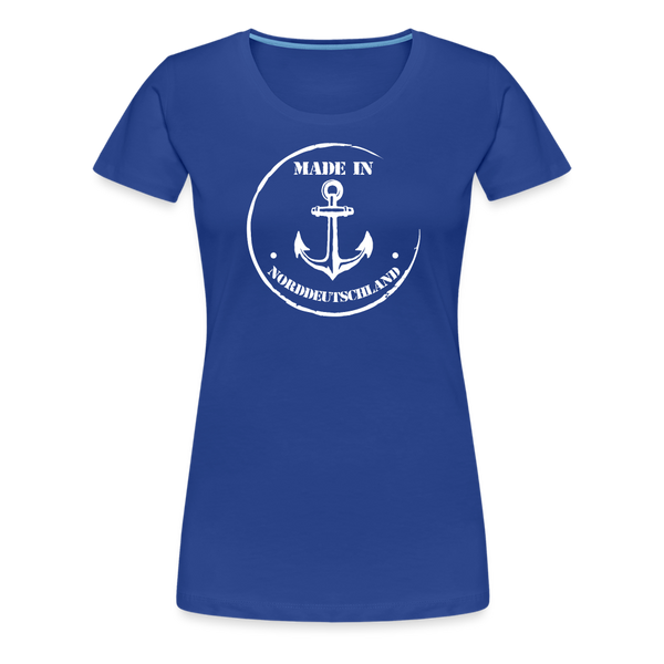 Damen Premium T-Shirt MADE IN NORDDEUTSCHLAND ANKER - Königsblau