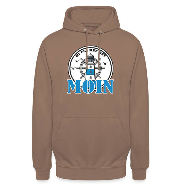 Unisex Hoodie BI UNS HET DAT MON - Mokka