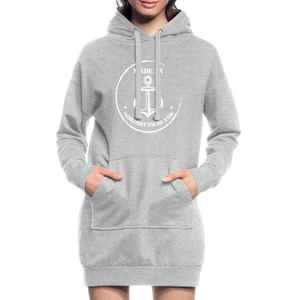 Hoodie Dress - Grau meliert