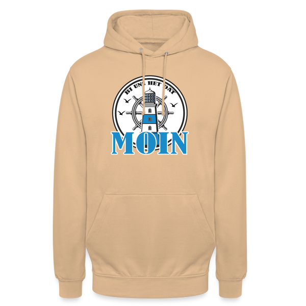 Unisex Hoodie BI UNS HET DAT MON - Pfirsich