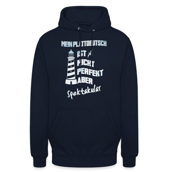 Unisex Hoodie MEIN PLATTDEUTSCH - Navy