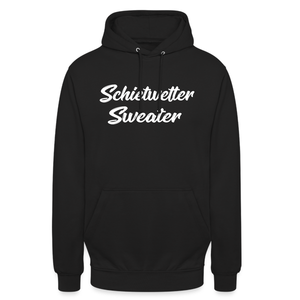 Unisex Hoodie SCHIETWETTER SWEATER - Schwarz