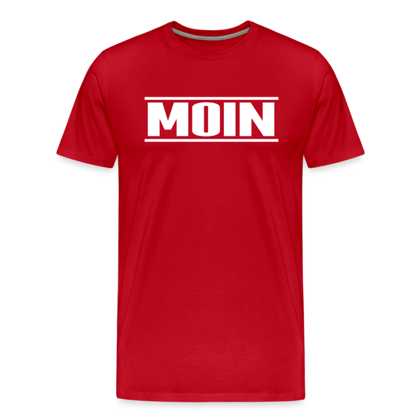 Herren  Premium T-Shirt MOIN - Rot