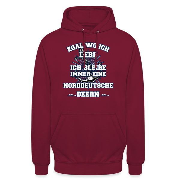 Unisex Hoodie - Bordeaux