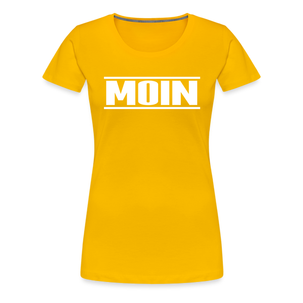 Damen Premium T-Shirt MOIN - Sonnengelb