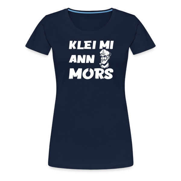 Damen Premium T-Shirt KLEI MI ANN MORS - Navy