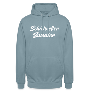 Unisex Hoodie SCHIETWETTER SWEATER - Nebelblau