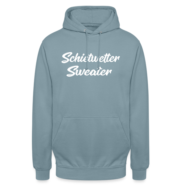 Unisex Hoodie SCHIETWETTER SWEATER - Nebelblau