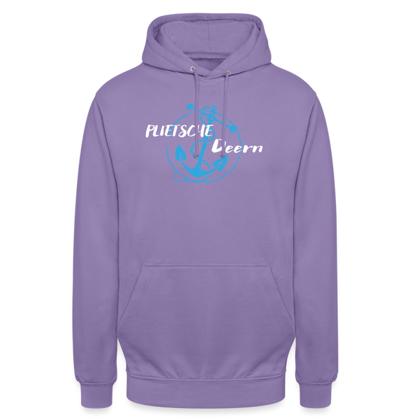 Unisex Hoodie PLIETSCHE DEERN - Lavendel