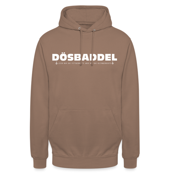 Unisex Hoodie DÖSBADDEL - Mokka