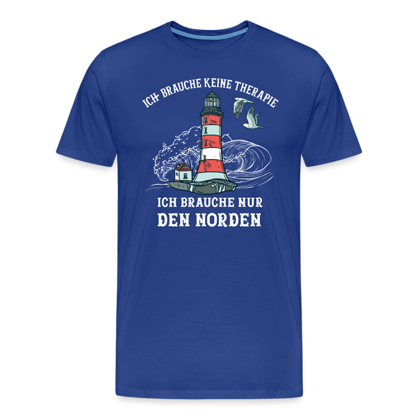 Herren Premium T-Shirt THERAPIE NORDEN - Königsblau