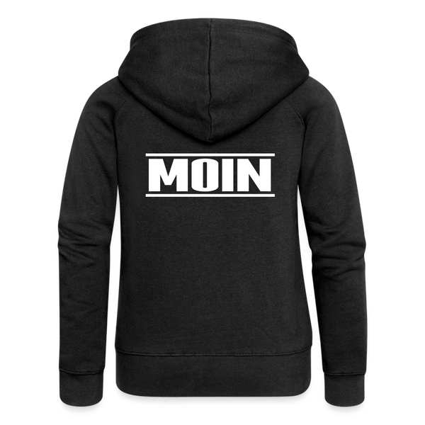 Frauen Premium Kapuzenjacke MOIN - Schwarz