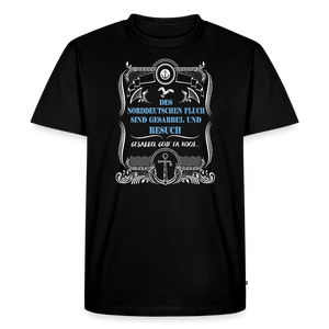 Herren  Premium T-Shirt GESABBEL UND BESUCH - Schwarz