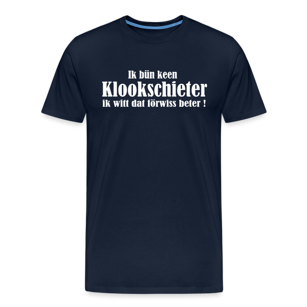 Herren Premium T-Shirt KLOOKSCHIETER - Navy