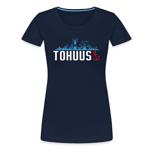 Damen Premium T-Shirt TOHUUS - Navy