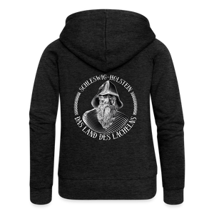 Frauen Premium Kapuzenjacke - Anthrazit