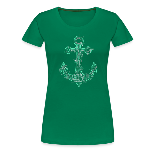 Damen Premium T-Shirt ANKER - Kelly Green