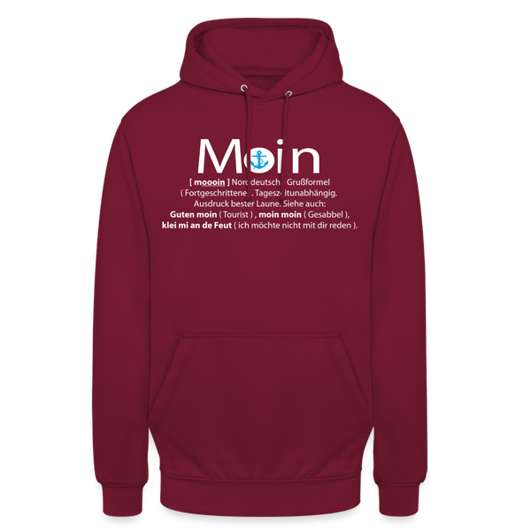 Unisex Hoodie - Bordeaux