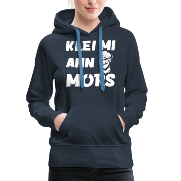 Damen Premium Hoodie KLEI MI ANN MORS - Navy