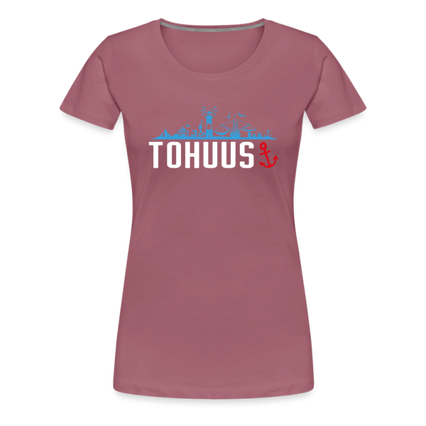 Damen Premium T-Shirt TOHUUS - Malve