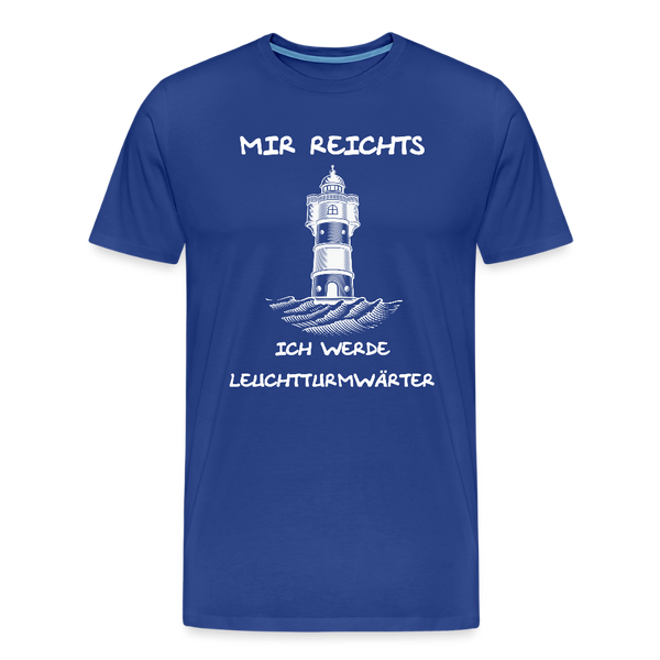 Herren Premium T-Shirt LEUCHTTURMWÄRTER - Königsblau
