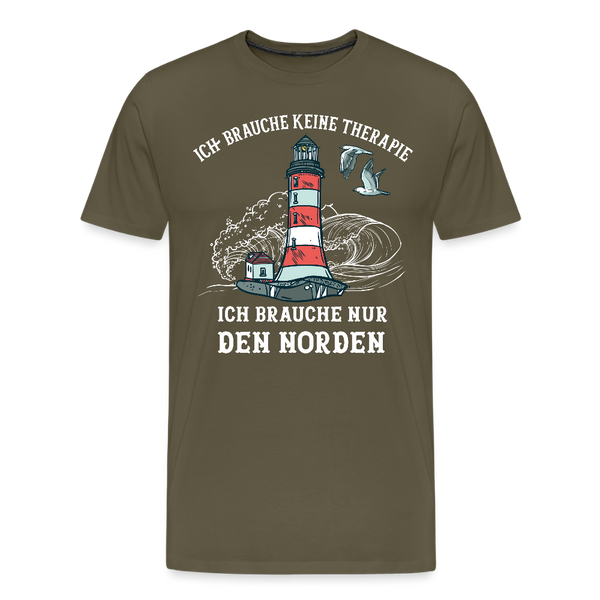 Herren Premium T-Shirt THERAPIE NORDEN - Khaki
