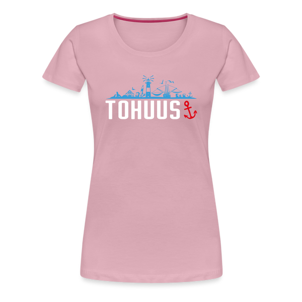 Damen Premium T-Shirt TOHUUS - Hellrosa