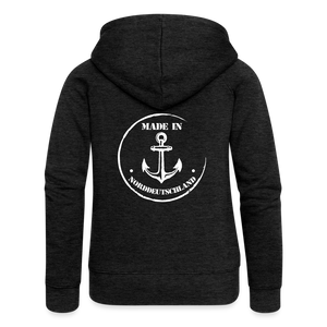 Frauen Premium Kapuzenjacke - Anthrazit
