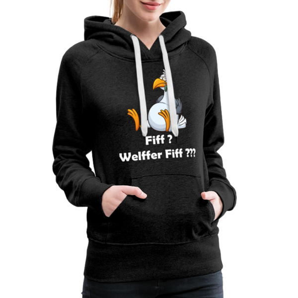 Damen Premium Hoodie FIFF? WELFFER FIFF??? - Anthrazit