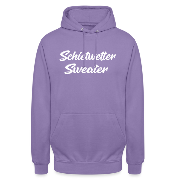 Unisex Hoodie SCHIETWETTER SWEATER - Lavendel