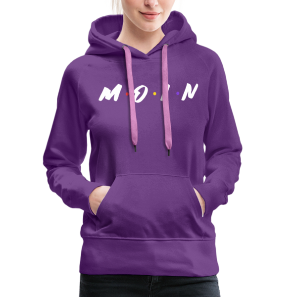 Damen Premium Hoodie M.O.I.N - Purple