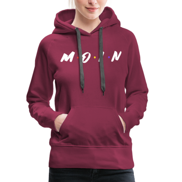 Damen Premium Hoodie M.O.I.N - Bordeaux