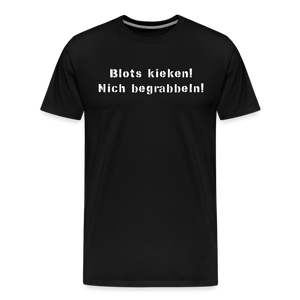 Herren  Premium T-Shirt BLOTS KIEKEN - Schwarz