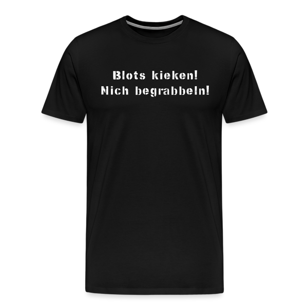 Herren  Premium T-Shirt BLOTS KIEKEN - Schwarz