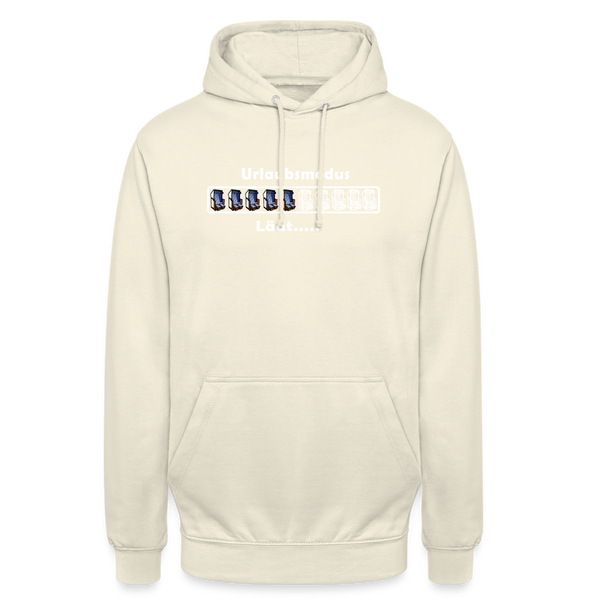 Unisex Hoodie URLAUBSMUDUS LÄDT - Vanille-Milchshake