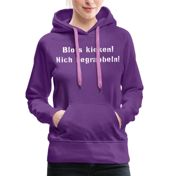 Damen Premium Hoodie BLOTS KIEKEN - Purple