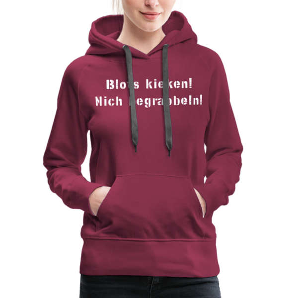 Damen Premium Hoodie BLOTS KIEKEN - Bordeaux