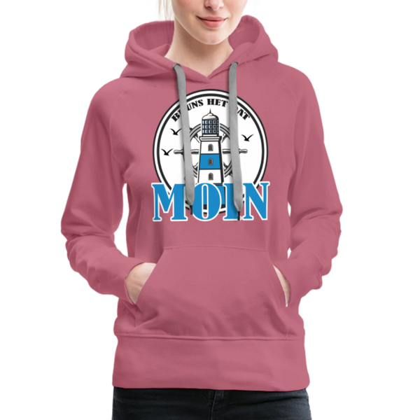 Damen Premium Hoodie BI UNS HET DAT MOIN - Malve