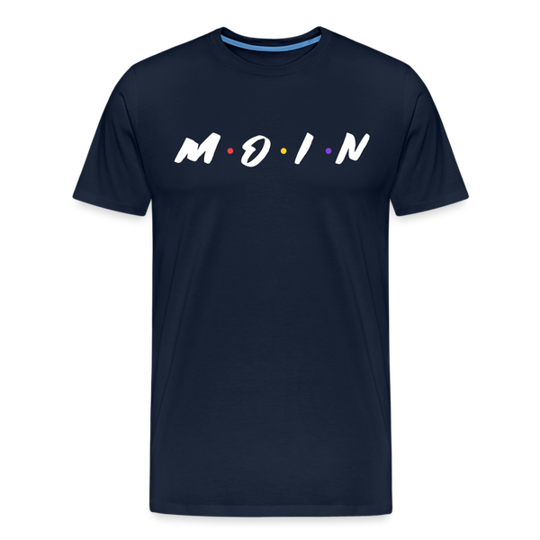 Herren Premium T-Shirt M.O.I.N - Navy