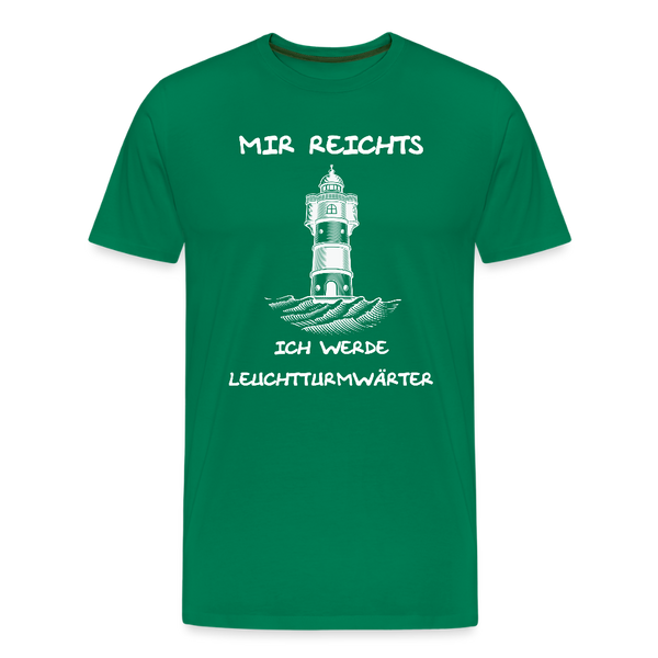 Herren Premium T-Shirt LEUCHTTURMWÄRTER - Kelly Green