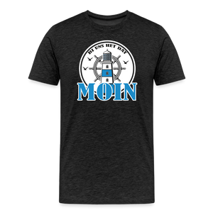 Herren Premium T-Shirt BI UNS HET DAT MOIN - Anthrazit