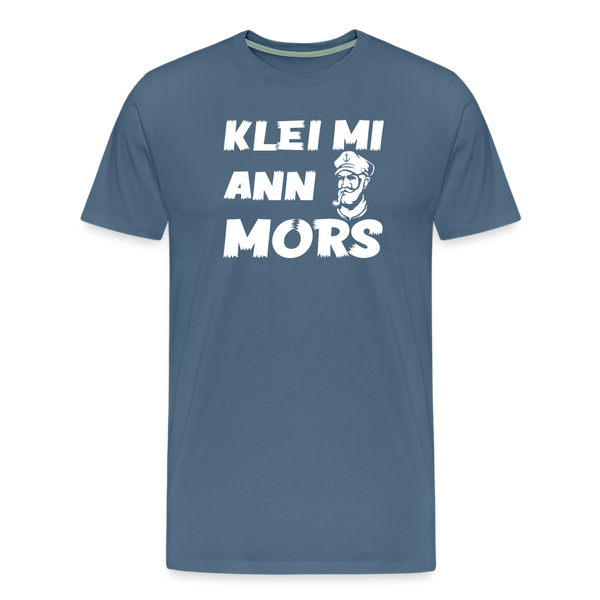 Herren  Premium T-Shirt KLEI MI ANN MORS - Blaugrau